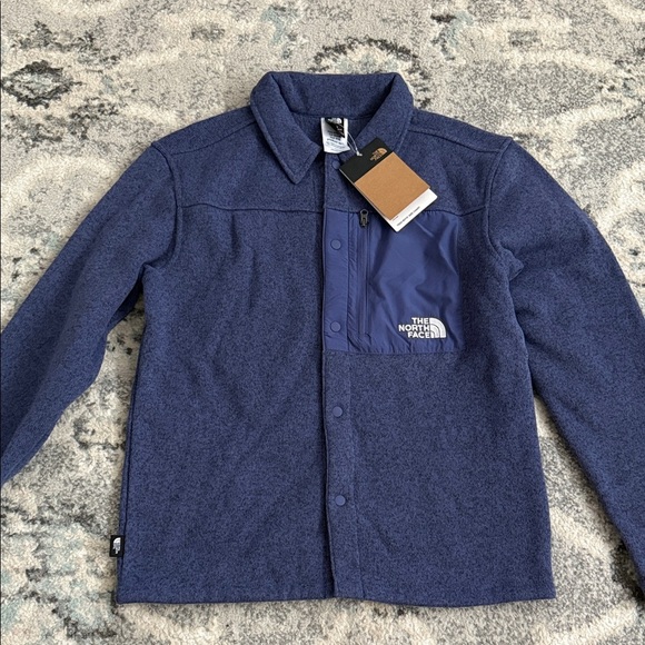 The North Face Boys Sweater Fleece Button - Picture 1 of 8